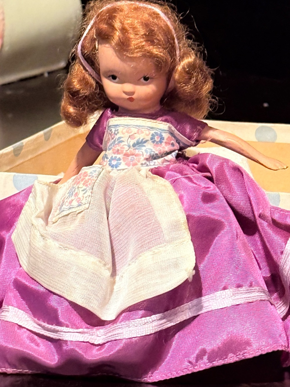1940  Nancy Ann Storybook Doll 159 Ring Around A Rosy red hair Nursery Rhyme
